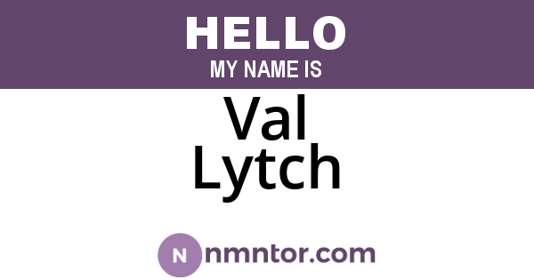 Val Lytch