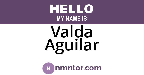 Valda Aguilar