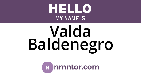 Valda Baldenegro