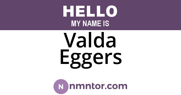 Valda Eggers