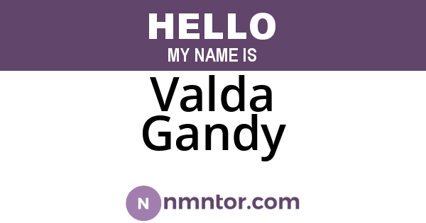 Valda Gandy