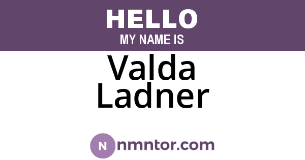 Valda Ladner