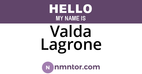 Valda Lagrone