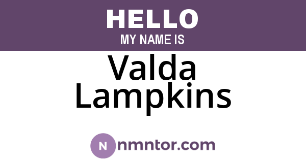Valda Lampkins