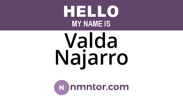 Valda Najarro