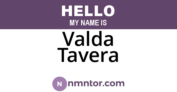 Valda Tavera