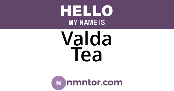 Valda Tea