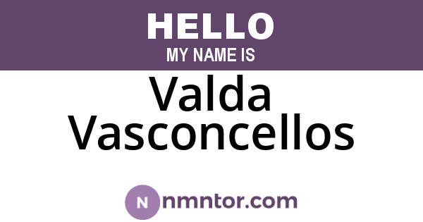 Valda Vasconcellos