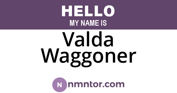 Valda Waggoner