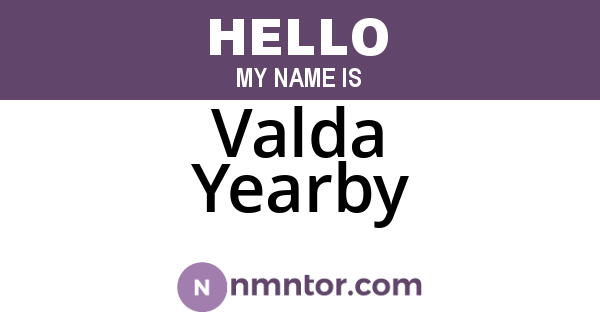 Valda Yearby