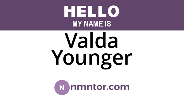 Valda Younger