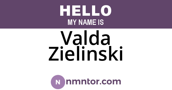 Valda Zielinski