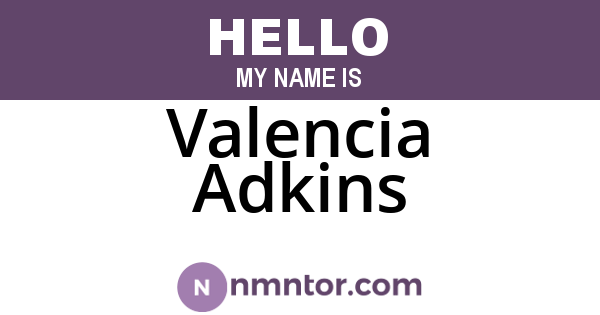 Valencia Adkins