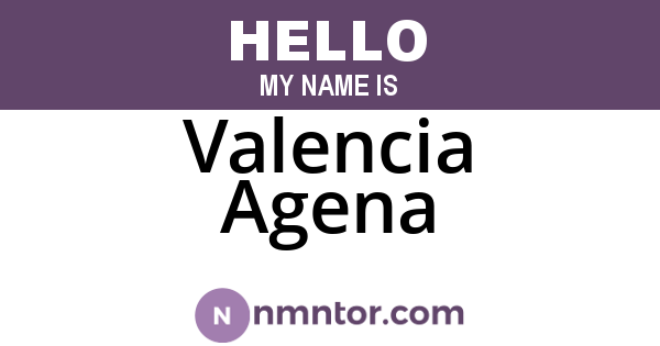 Valencia Agena