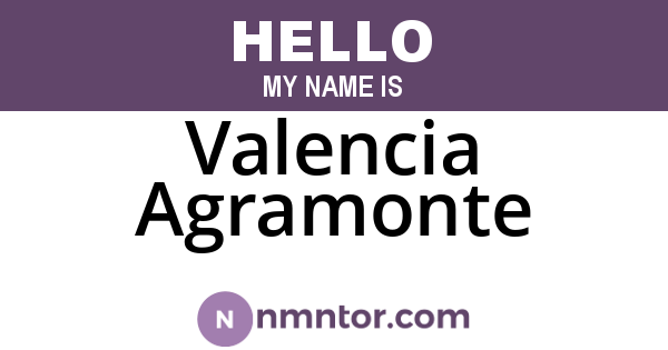 Valencia Agramonte