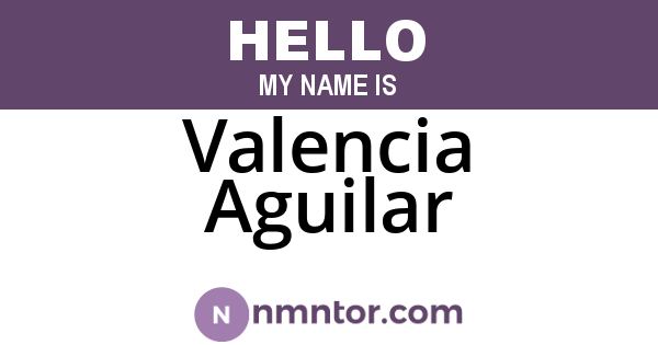 Valencia Aguilar