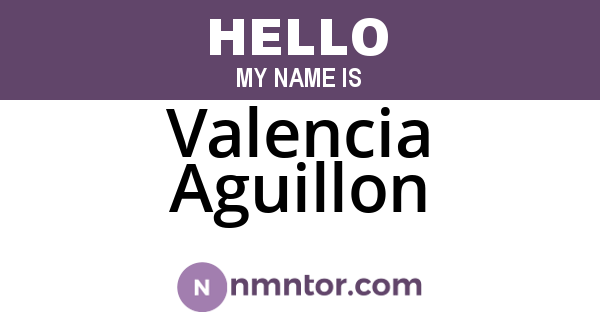 Valencia Aguillon