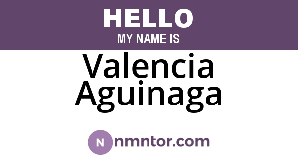 Valencia Aguinaga