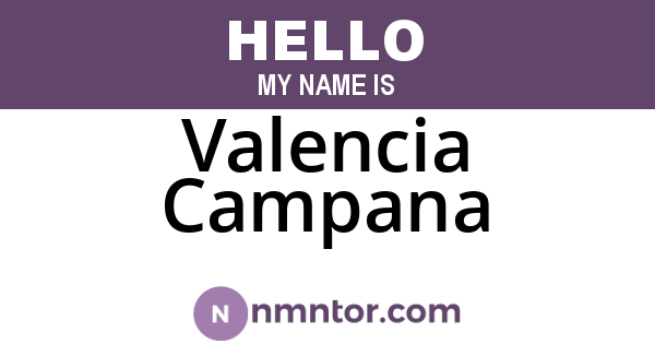 Valencia Campana