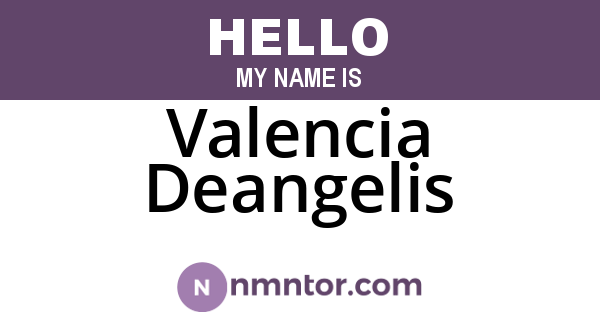 Valencia Deangelis