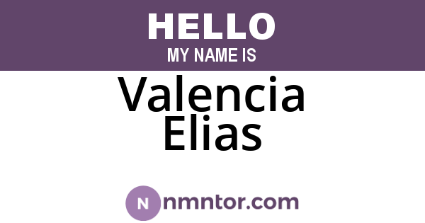 Valencia Elias