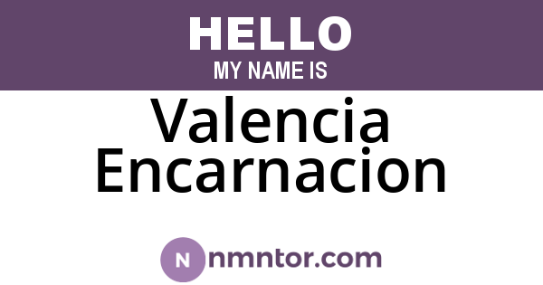 Valencia Encarnacion