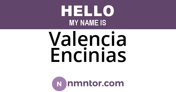 Valencia Encinias