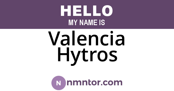 Valencia Hytros