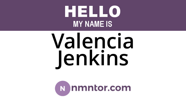 Valencia Jenkins