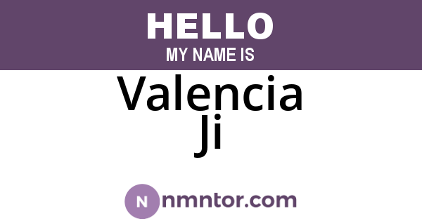 Valencia Ji
