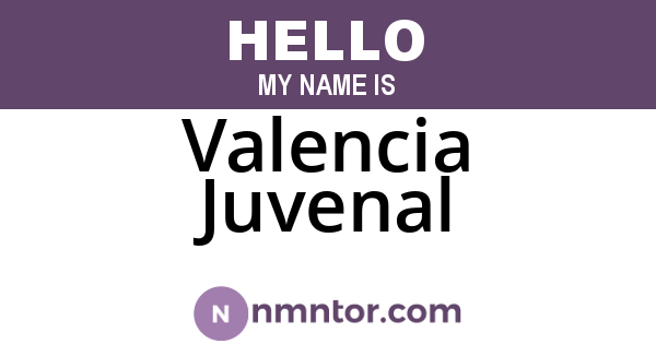 Valencia Juvenal