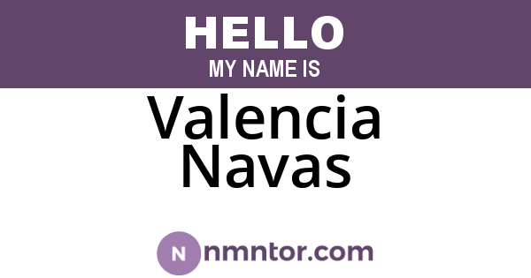 Valencia Navas