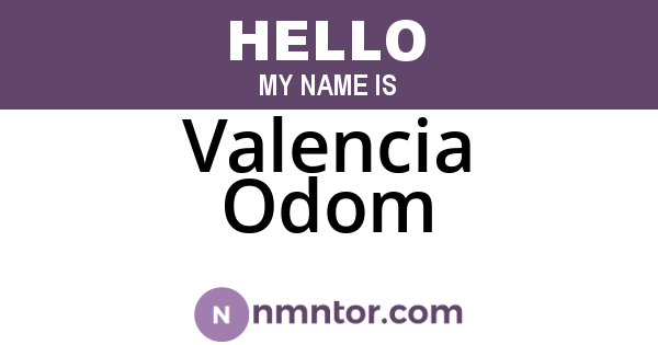 Valencia Odom