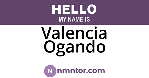 Valencia Ogando