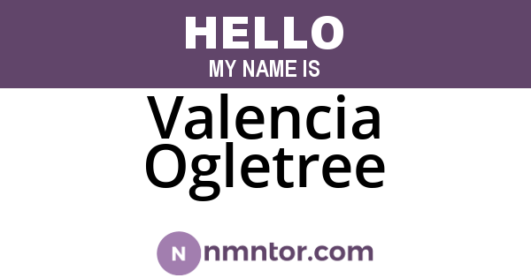 Valencia Ogletree