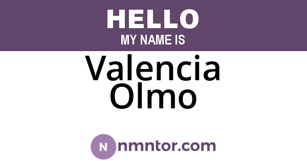 Valencia Olmo