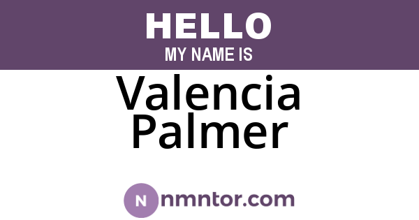 Valencia Palmer