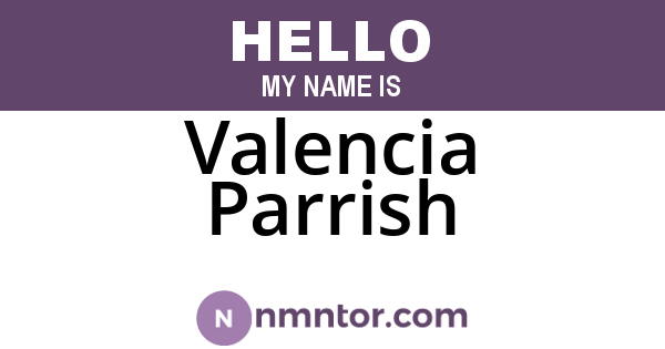 Valencia Parrish