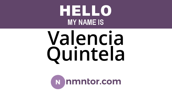 Valencia Quintela