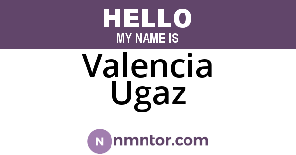 Valencia Ugaz