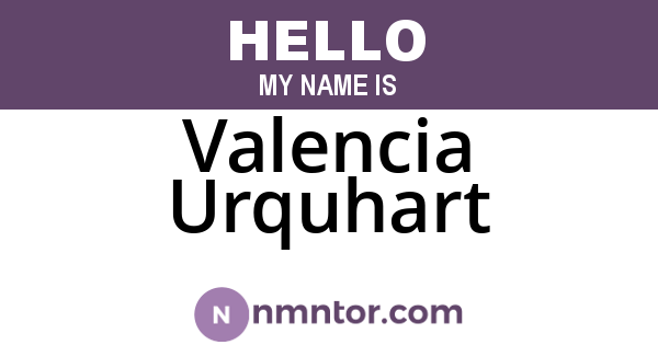 Valencia Urquhart