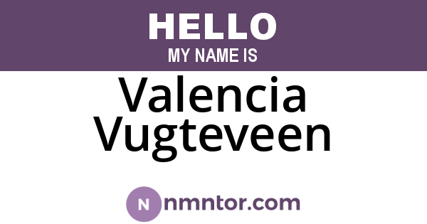 Valencia Vugteveen