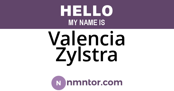 Valencia Zylstra