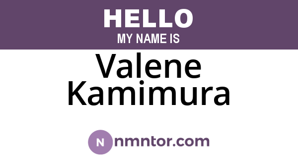 Valene Kamimura