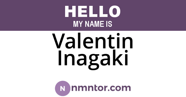 Valentin Inagaki