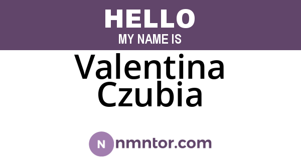 Valentina Czubia