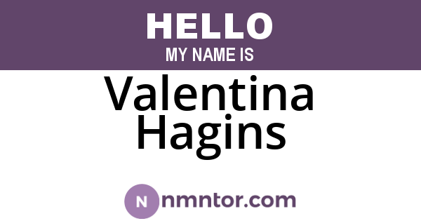 Valentina Hagins