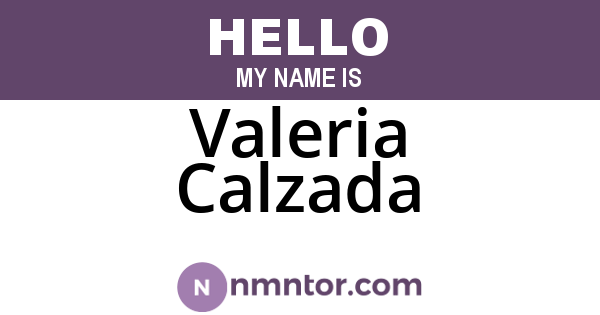 Valeria Calzada