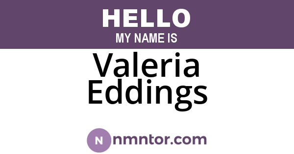 Valeria Eddings