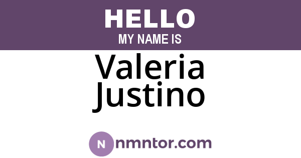 Valeria Justino